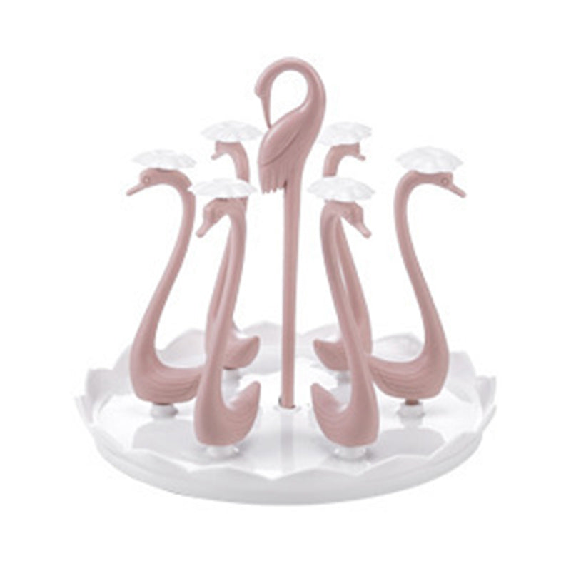 Creative Multifunctional Rotatable Swan Drain Cup Holder