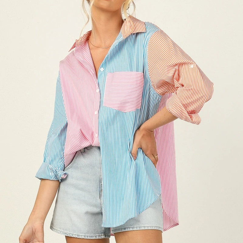 Printed Long Sleeve Shirt