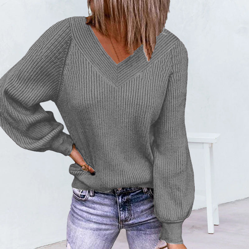 Womens V Neck Sweaters
