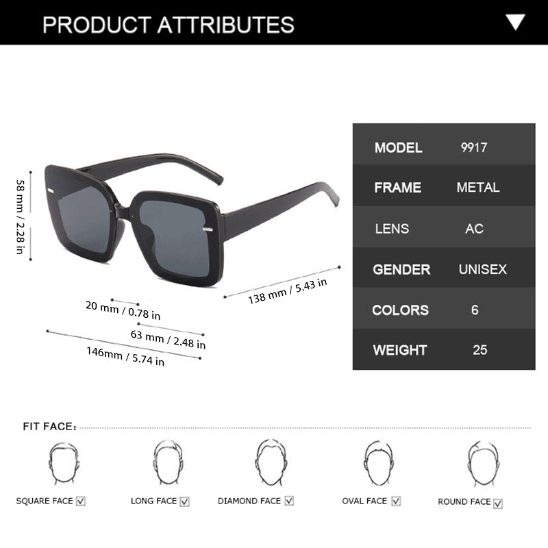 Fashion Square Sunglasses