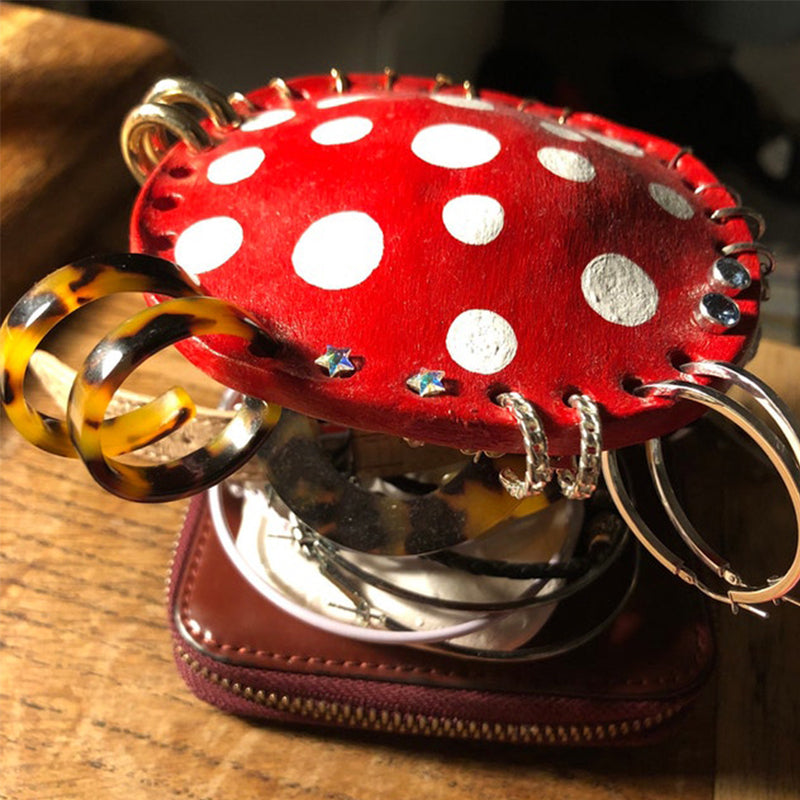 Cute Mushroom Earring Holder