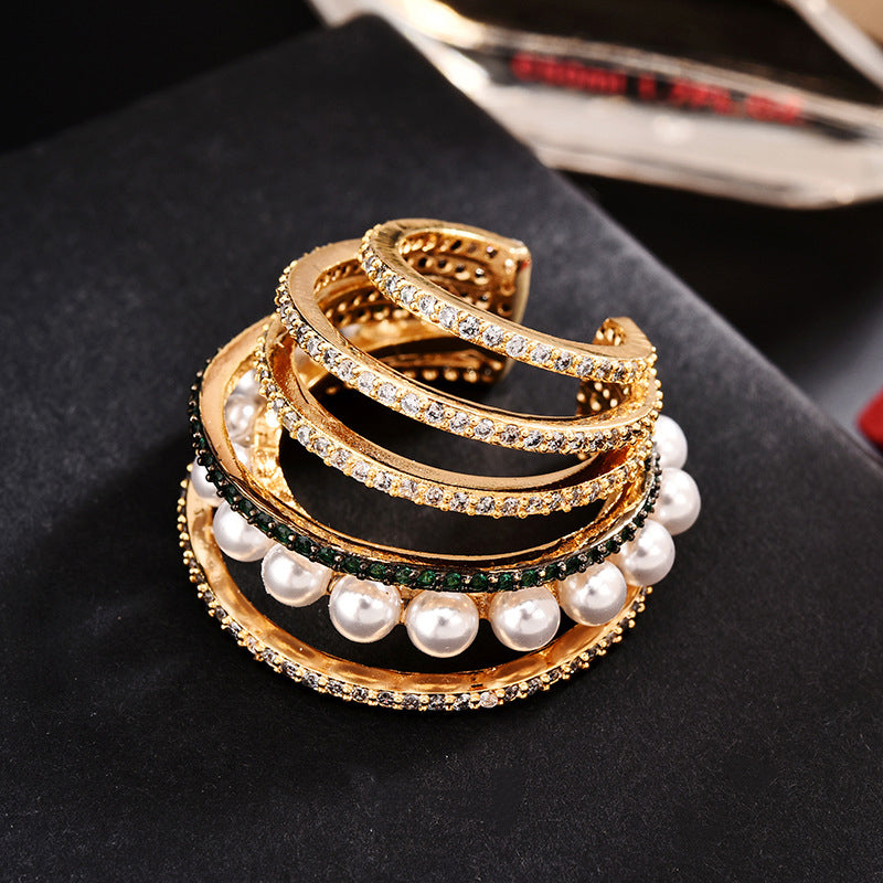Multi-circle Vintage Ear Bone Clip