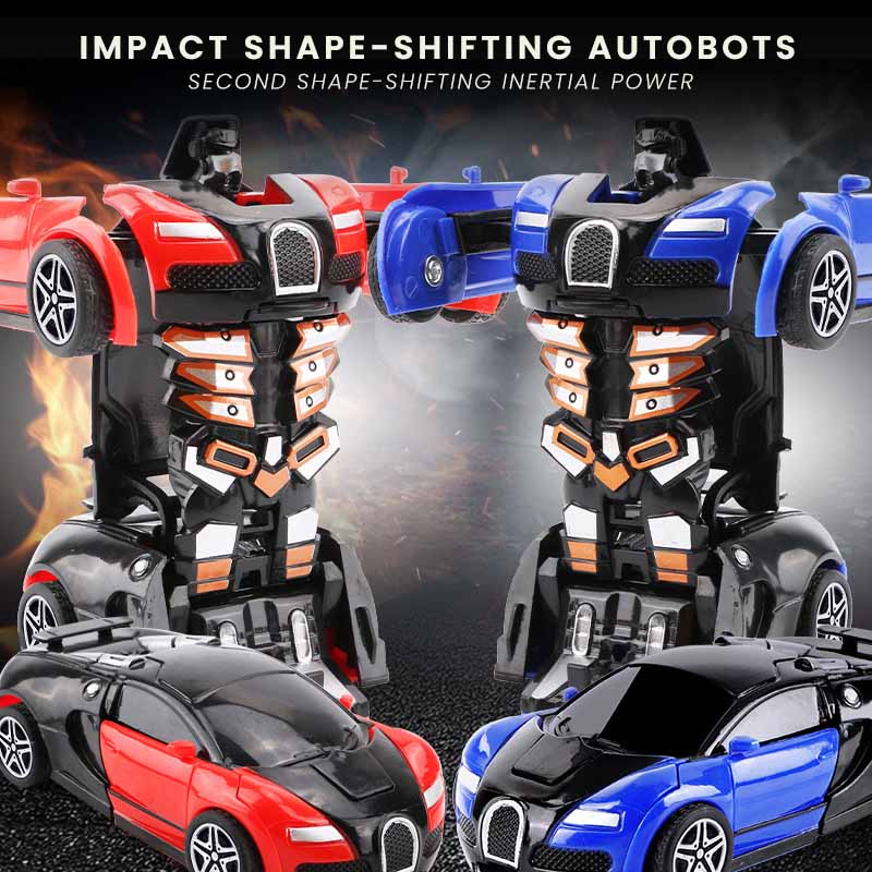 Children Automatic Transformation Robot Car Model