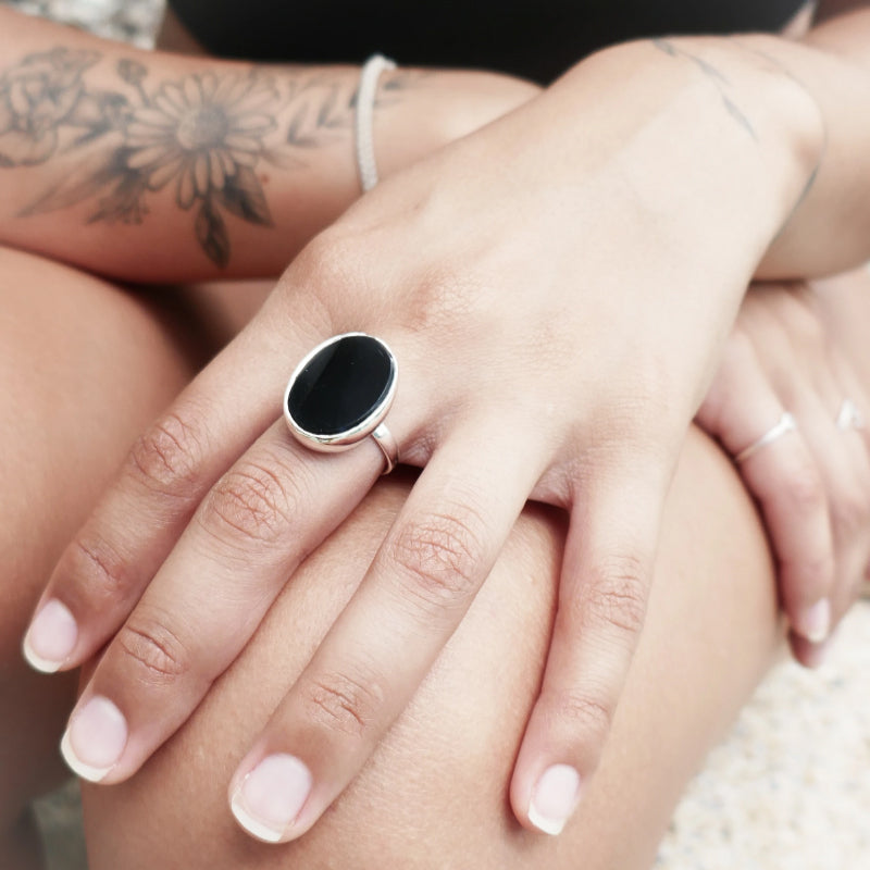 Eclipse Onyx Ring
