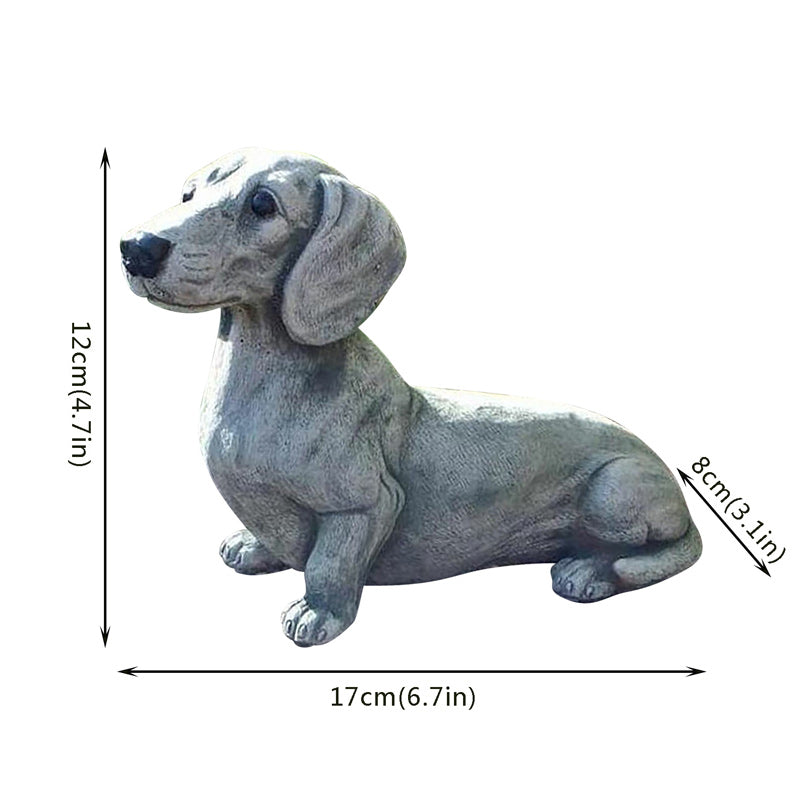 French Bulldog Statue Garden Decoration