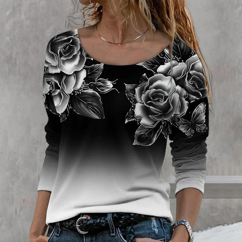 Crew Neck Casual 3D Print T-Shirt