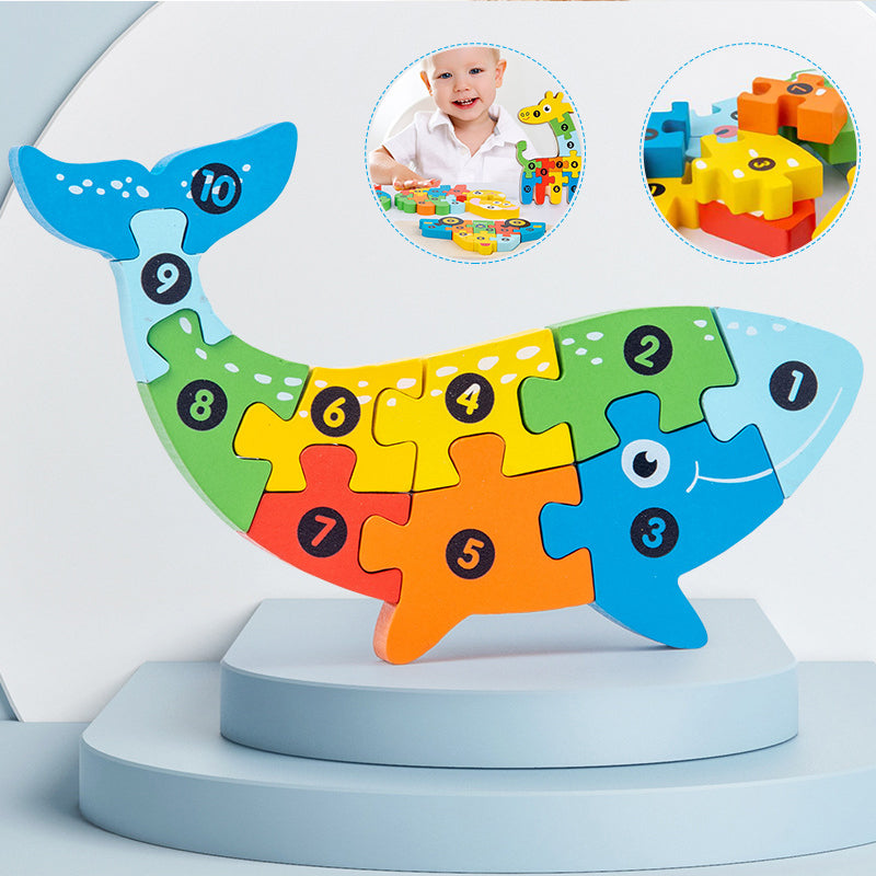 Children's Educational 3D Wooden Puzzle