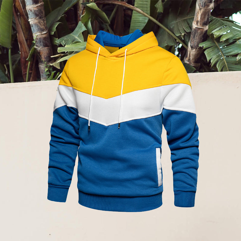 Men's Colorblock Fashion Fleece Sweatshirt