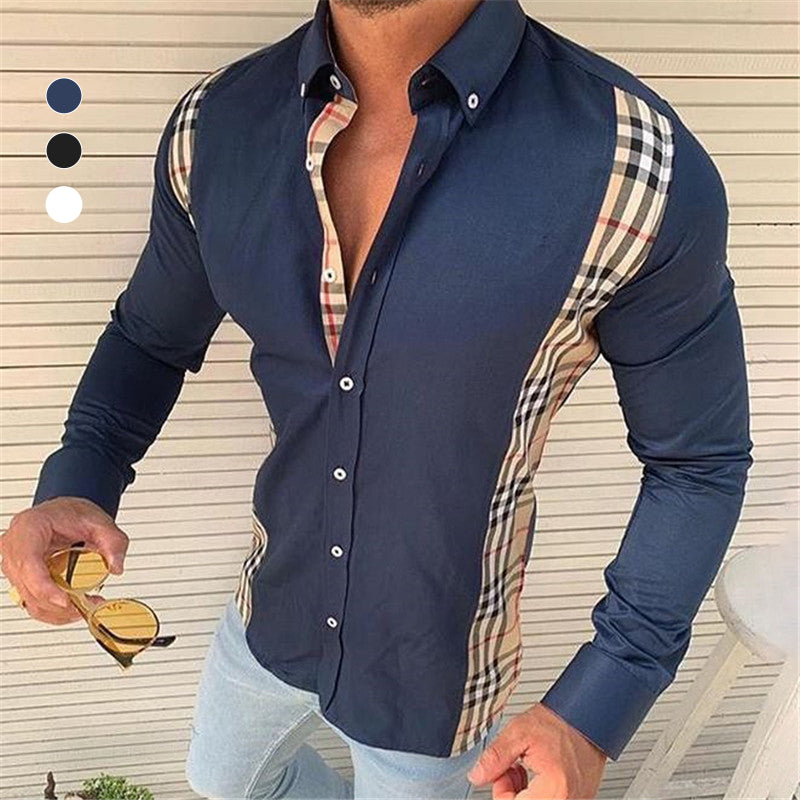 Plaid Panel Shirt