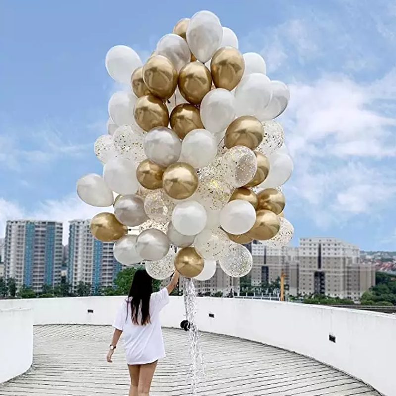 Rose Gold Latex Balloons