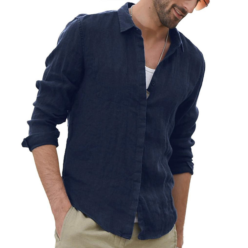 Men's Cotton Linen Shirt