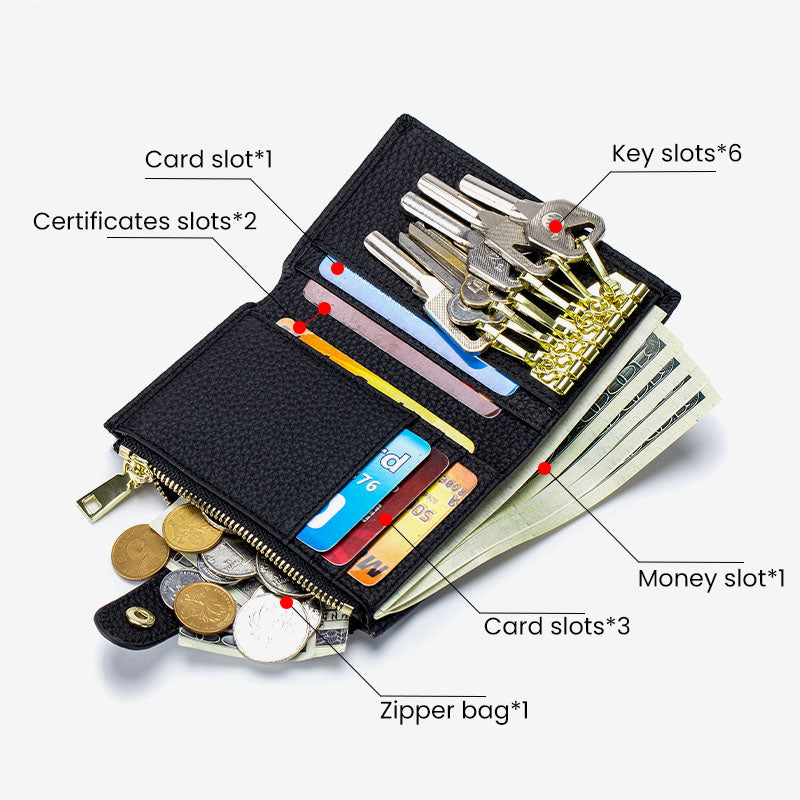 Two-in- One Key Case Wallet