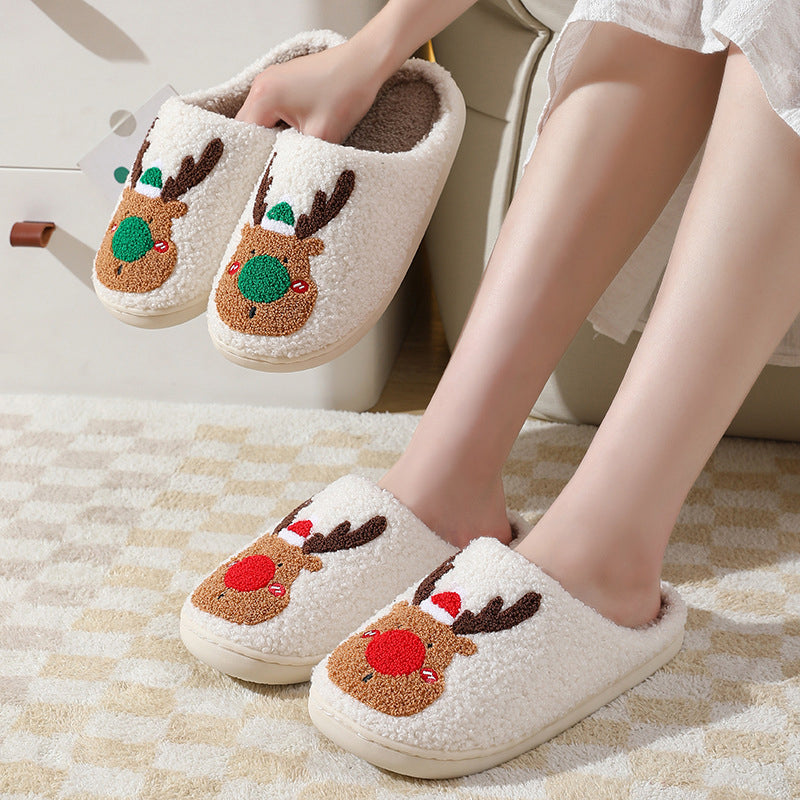 Reindeer Cozy Home Slippers