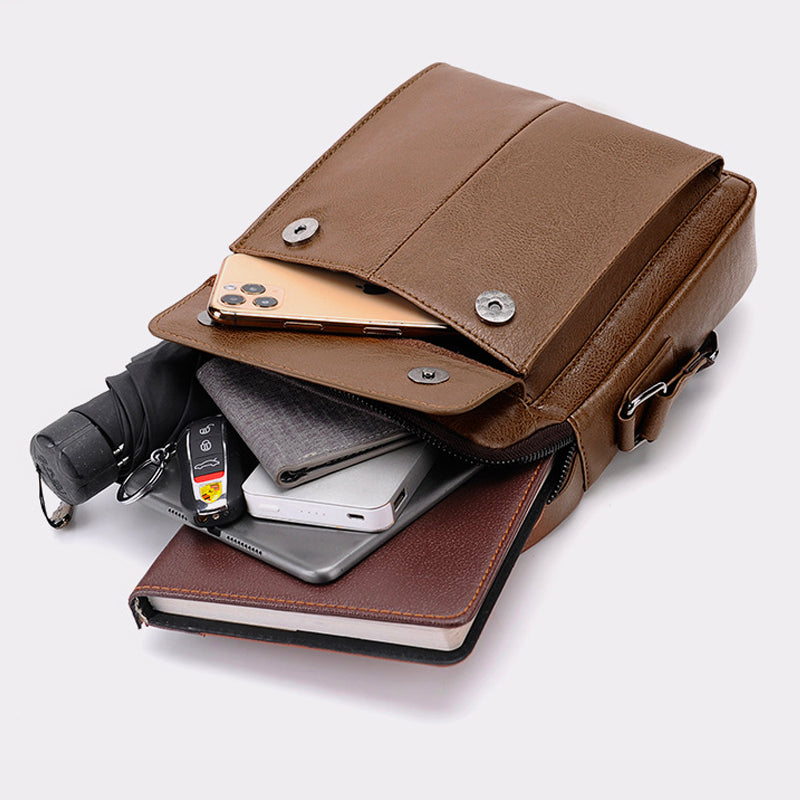 Simple British Men's Shoulder Bag