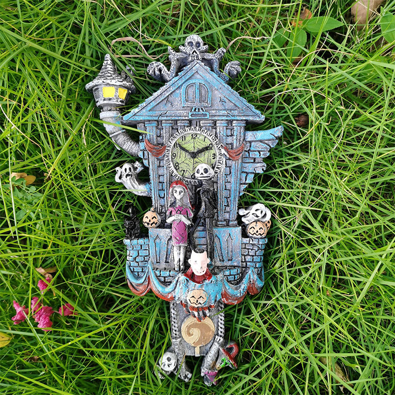 Traditional Forest House Clock Decoration