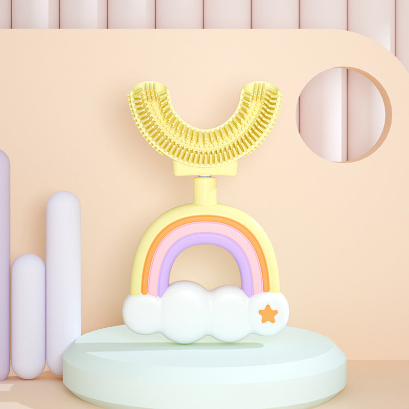 Kids Rainbow U-shaped Toothbrush