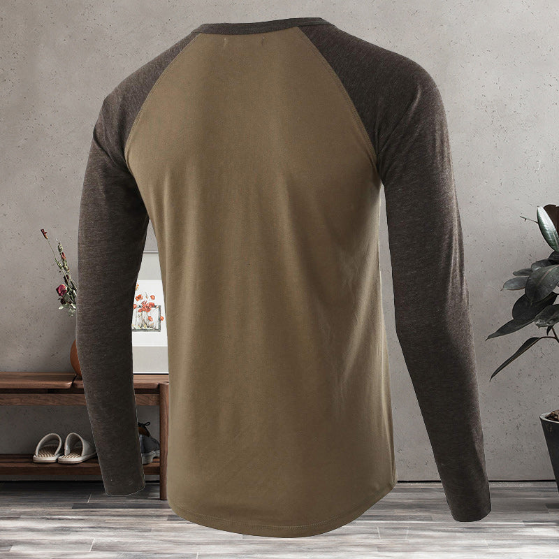 Men's Henley Long Sleeve T-Shirt