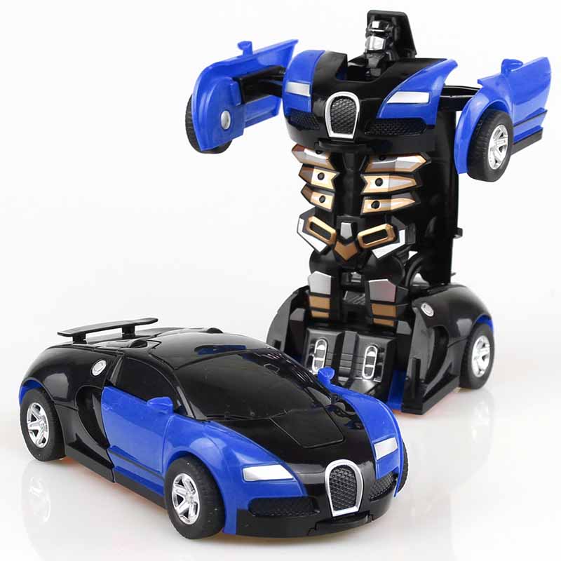 Children Automatic Transformation Robot Car Model