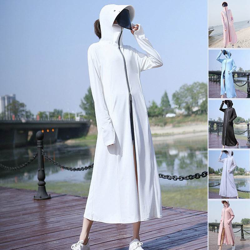 Long Ice Silk Sunscreen Clothes