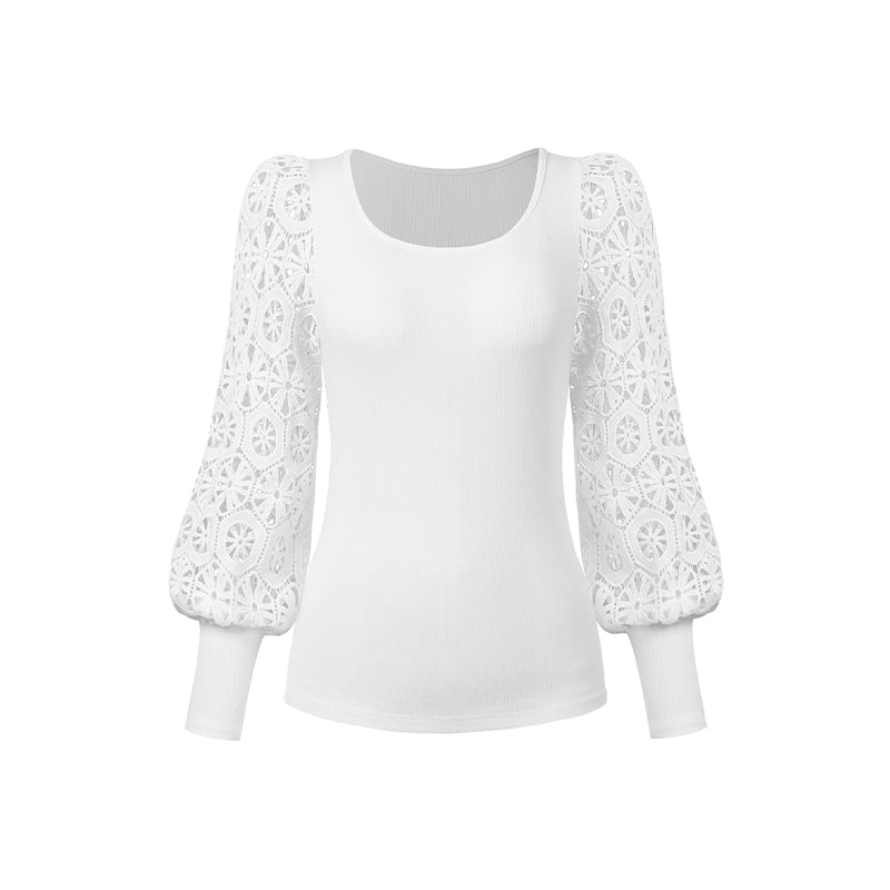 Lace Long Sleeve T-Shirt