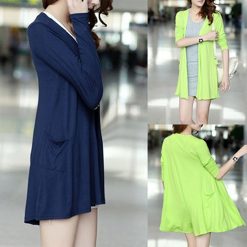 Women's Long-sleeved Thin Mid-length Sun Protection Shirt