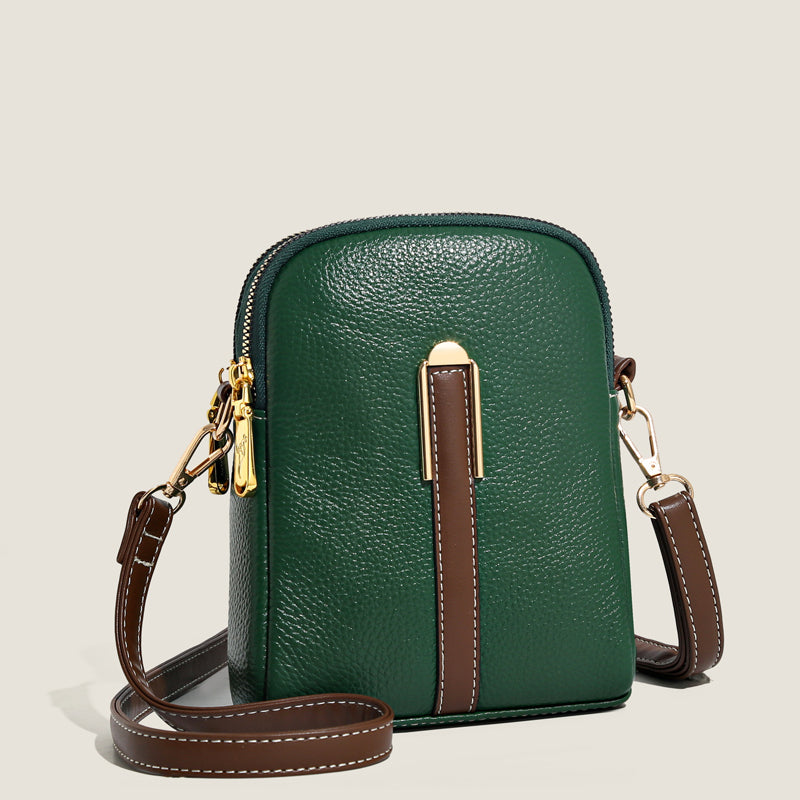 New Lychee Pattern Leather Mobile Phone Bag
