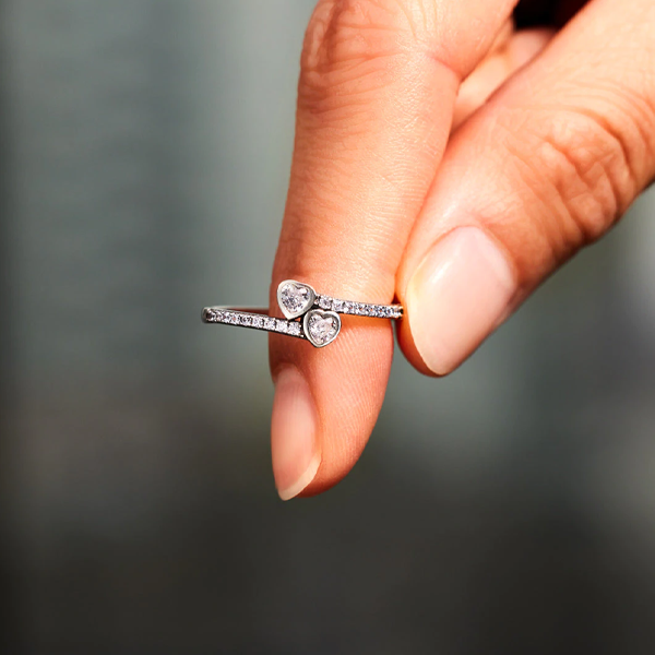 TWO HEART RING