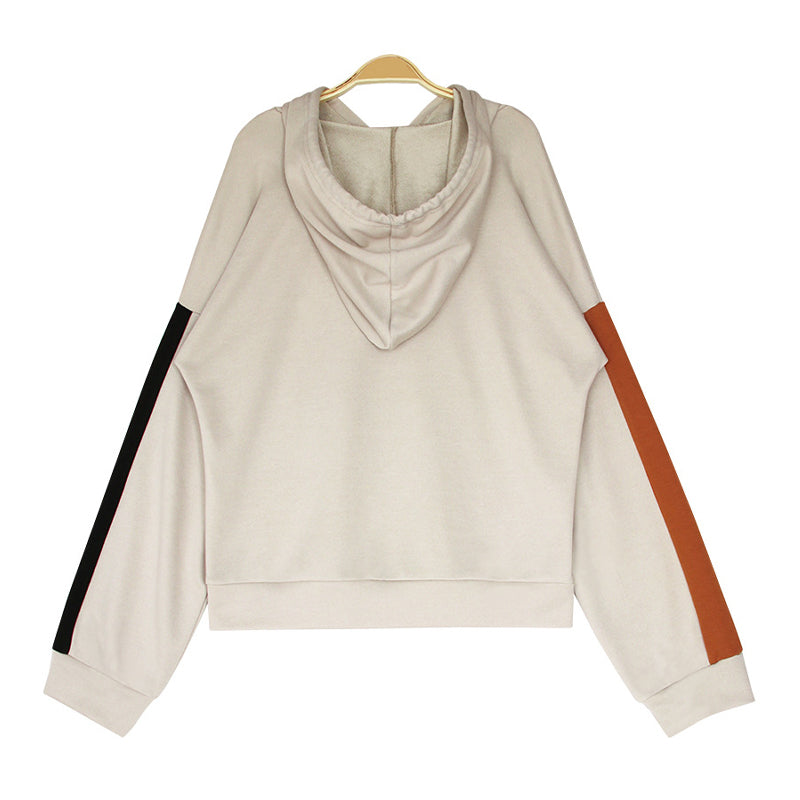 Cuff Colorblock Sweatshirt