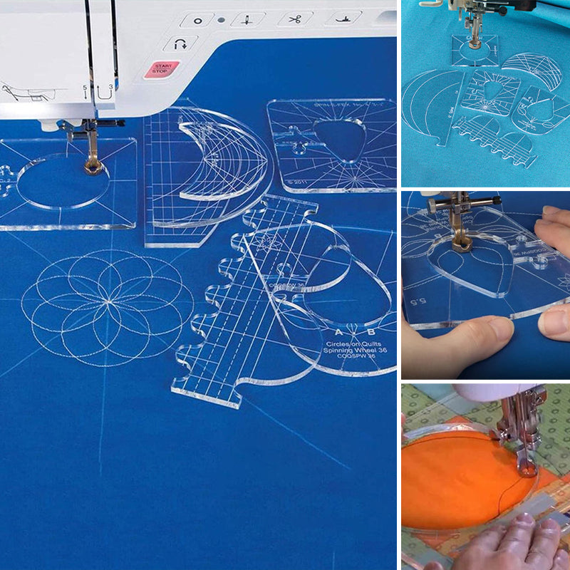 DIY Lappeteppe Maker Kit+Quilting Foot Press