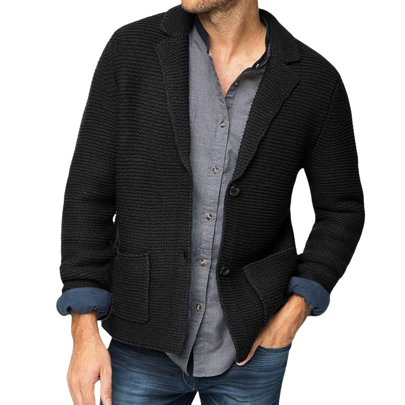 Lapel Knit Jacket