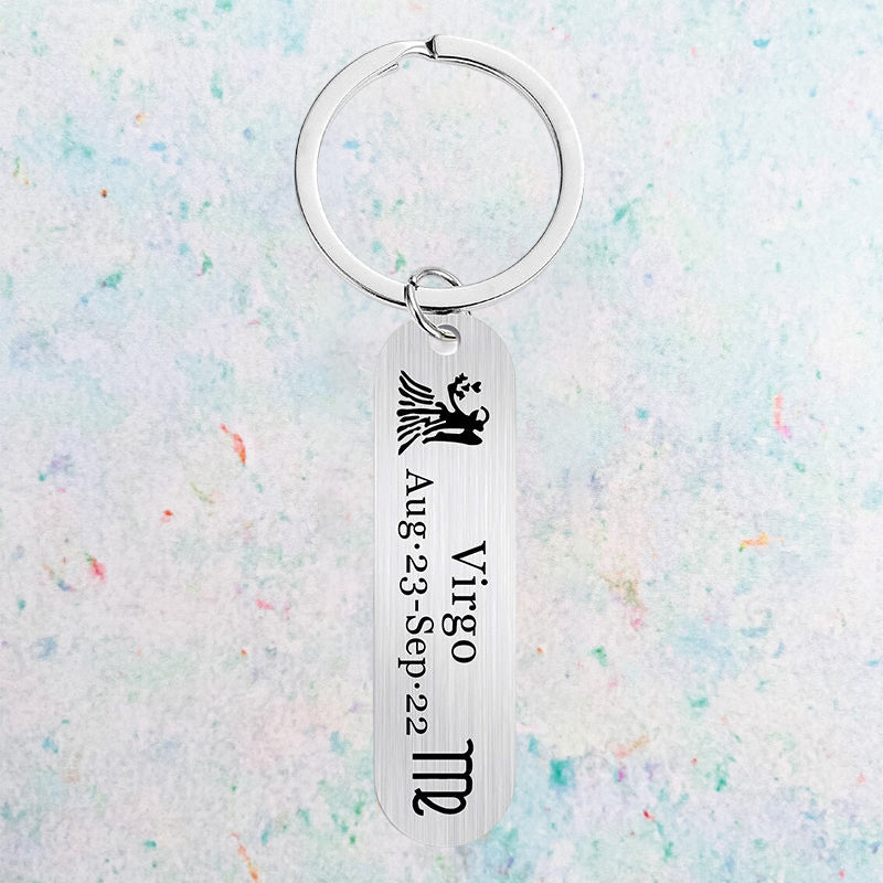 12 Constellation Gifts Keychain