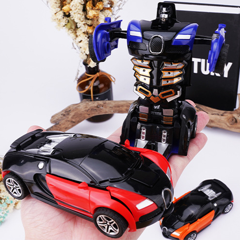 Children Automatic Transformation Robot Car Model