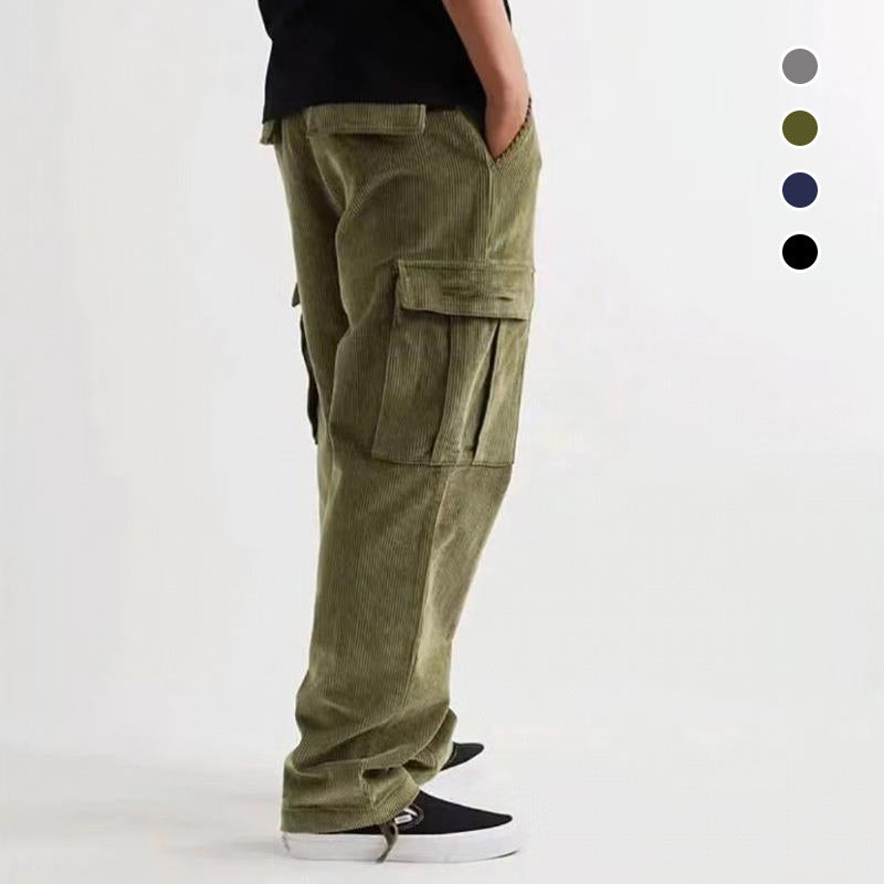 Corduroy Straight Casual Pants