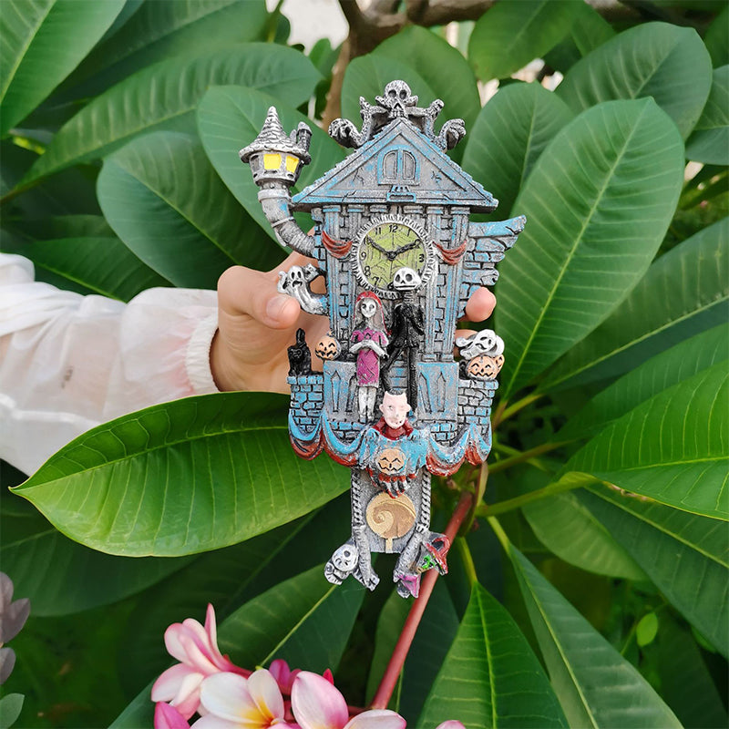 Traditional Forest House Clock Decoration