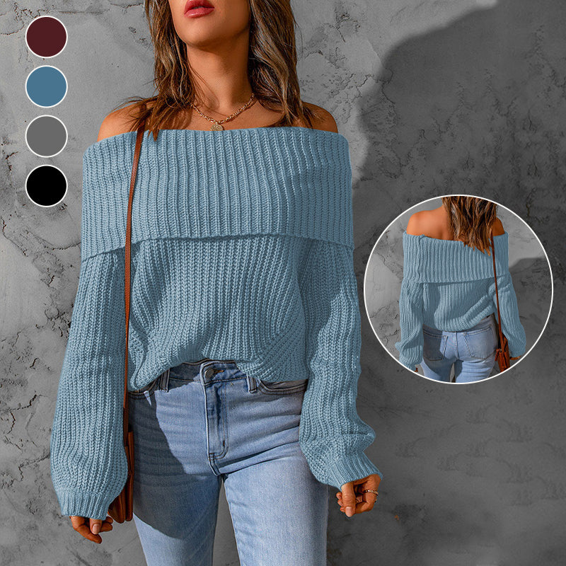 Off-shoulder Sweater