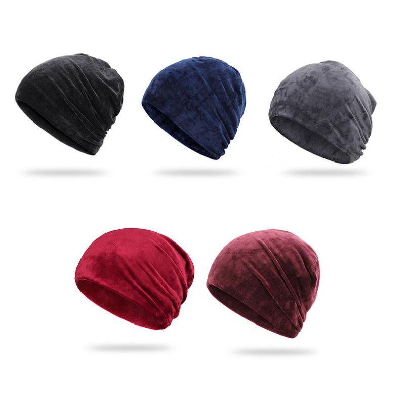 Soft winter slouchy beanie with rhinestones