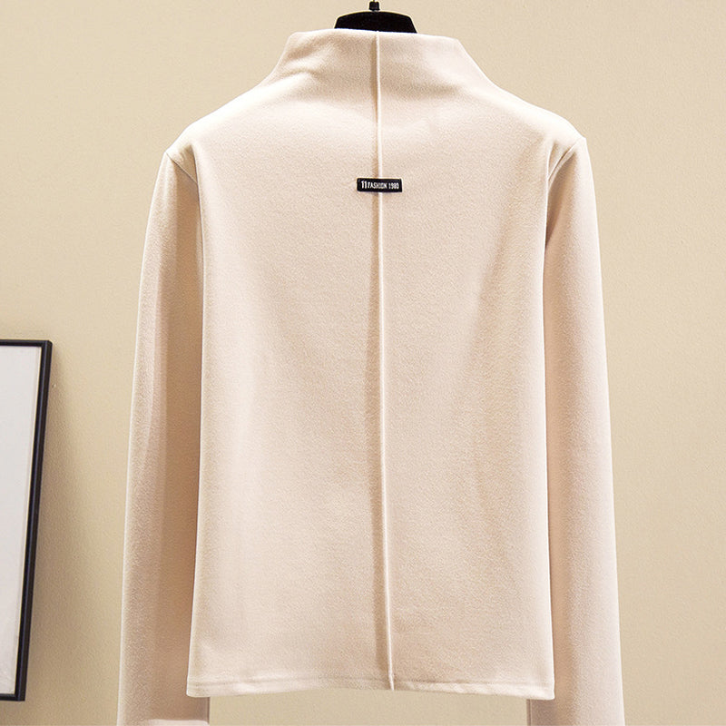 Thickened Double-sided Half turtleneck Sweater