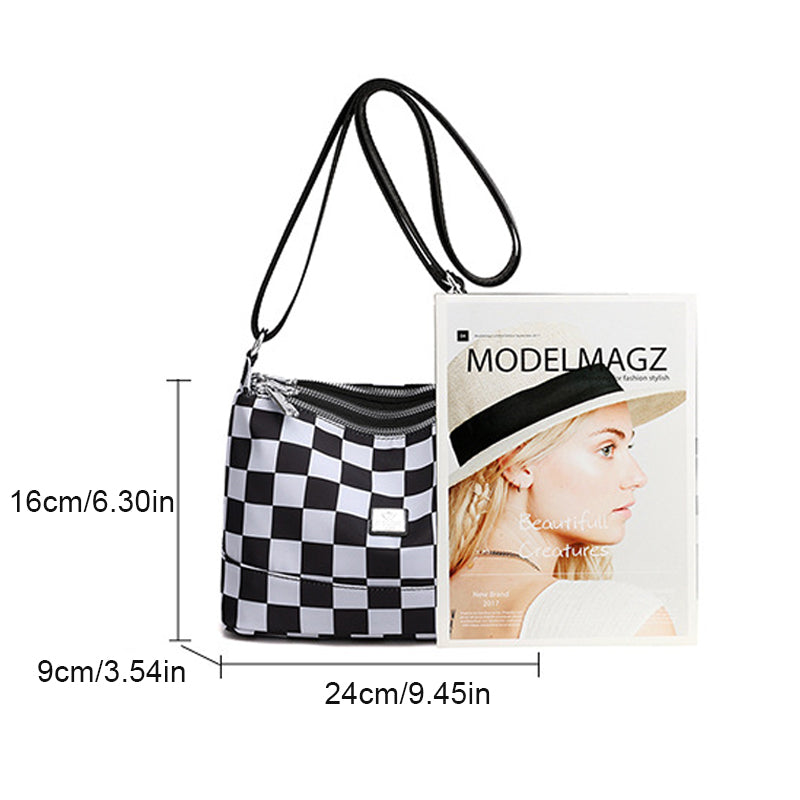 Fashion Plaid Shoulder Bag