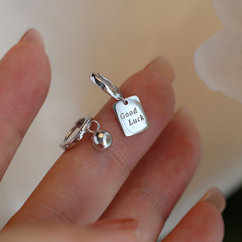 Lucky Alphabet Earrings