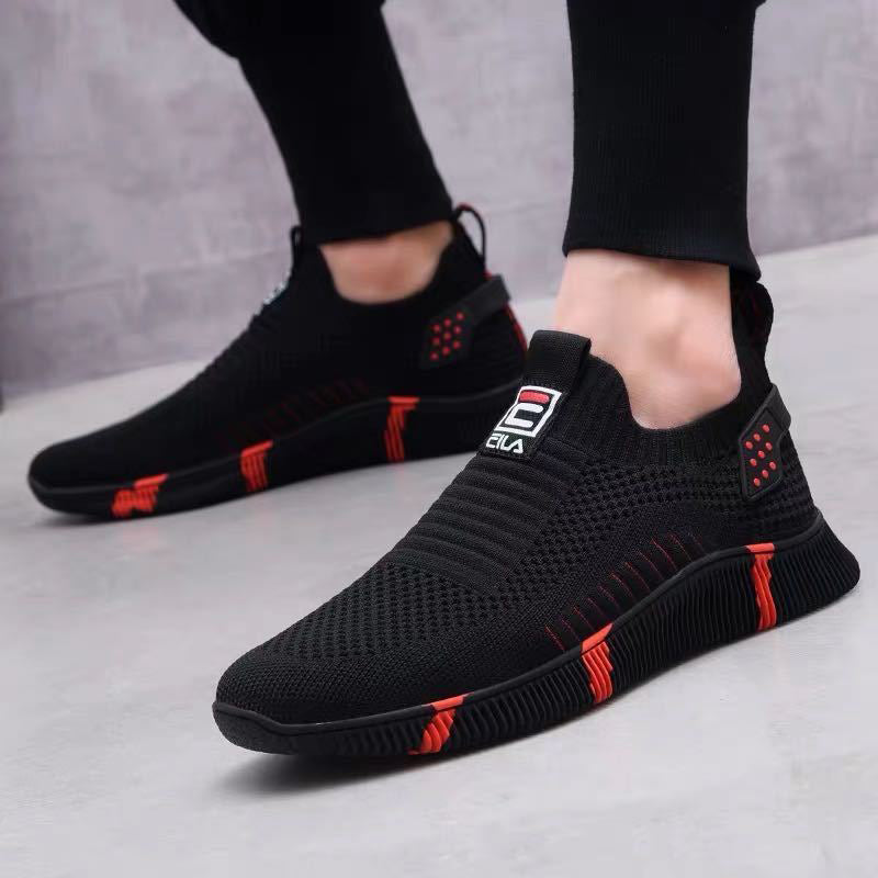 Stretch Fruit Roll Breathable Casual Flyknit Shoes
