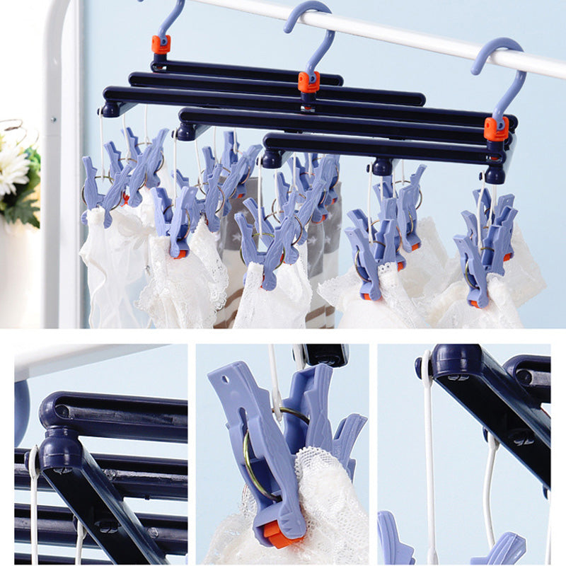 Foldable Multi-functional Multi-head Drying Stand