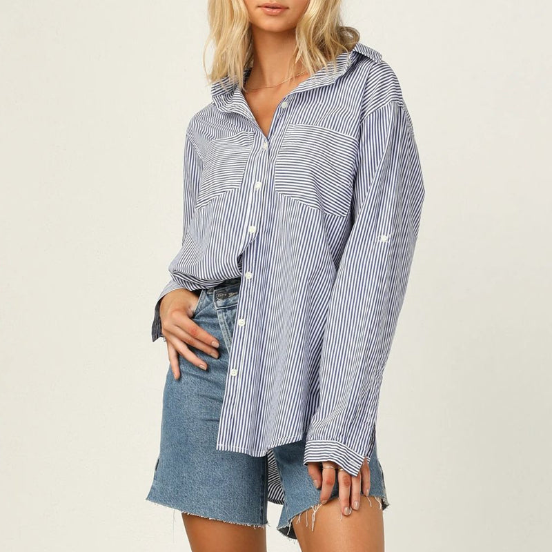 Printed Long Sleeve Shirt
