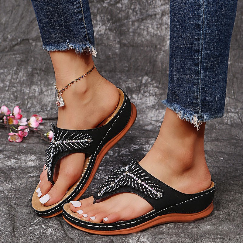 Classic Leather Orthopedic Flip-flop Sandals