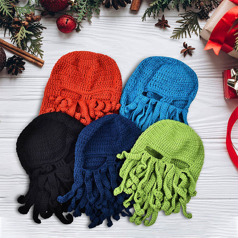 Handmade Woolen Octopus Hat