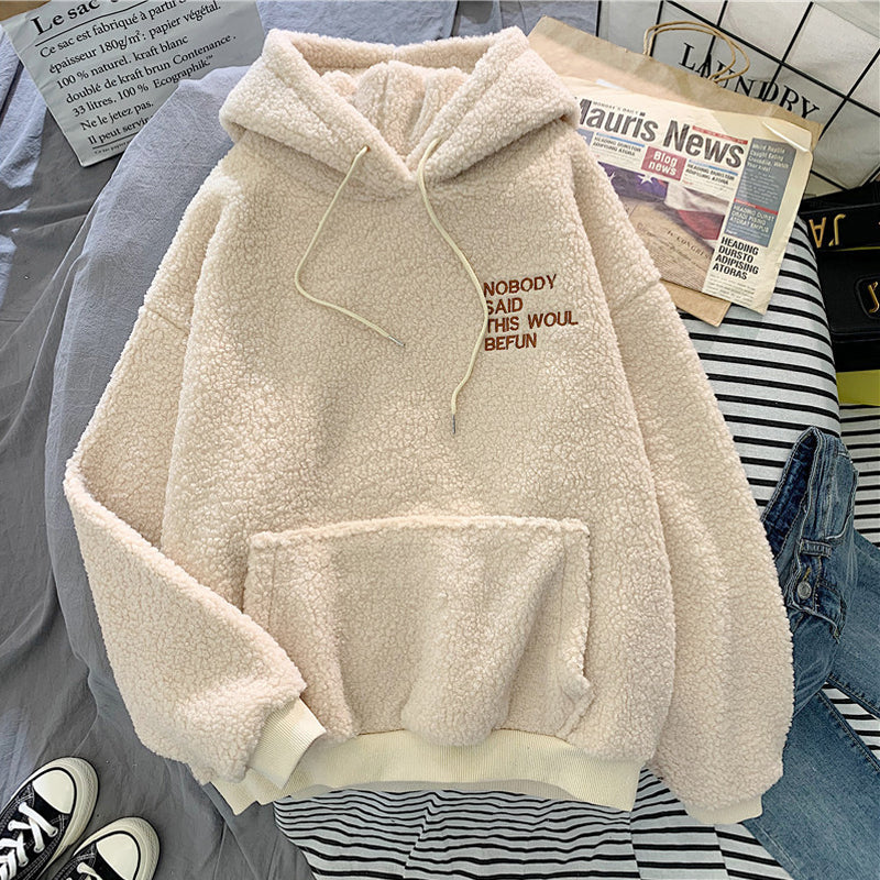 Women's Plus Size Long Sleeve Hoodie