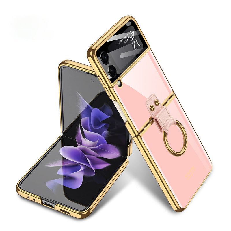 Electroplating pc Phone Case for Samsung Zflip3