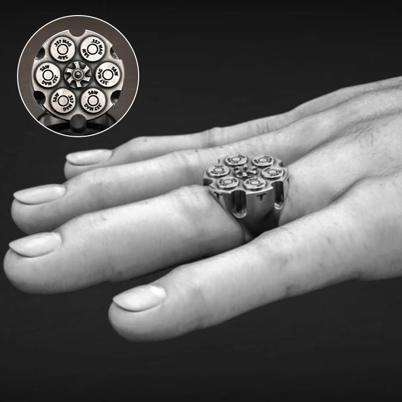 Silver Motorcycle Ring