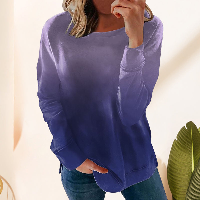 Gradient Polo Crewneck Sweatshirt