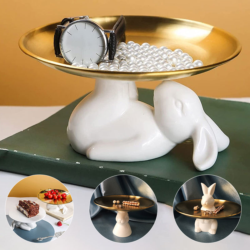 Ceramic Rabbit Plate