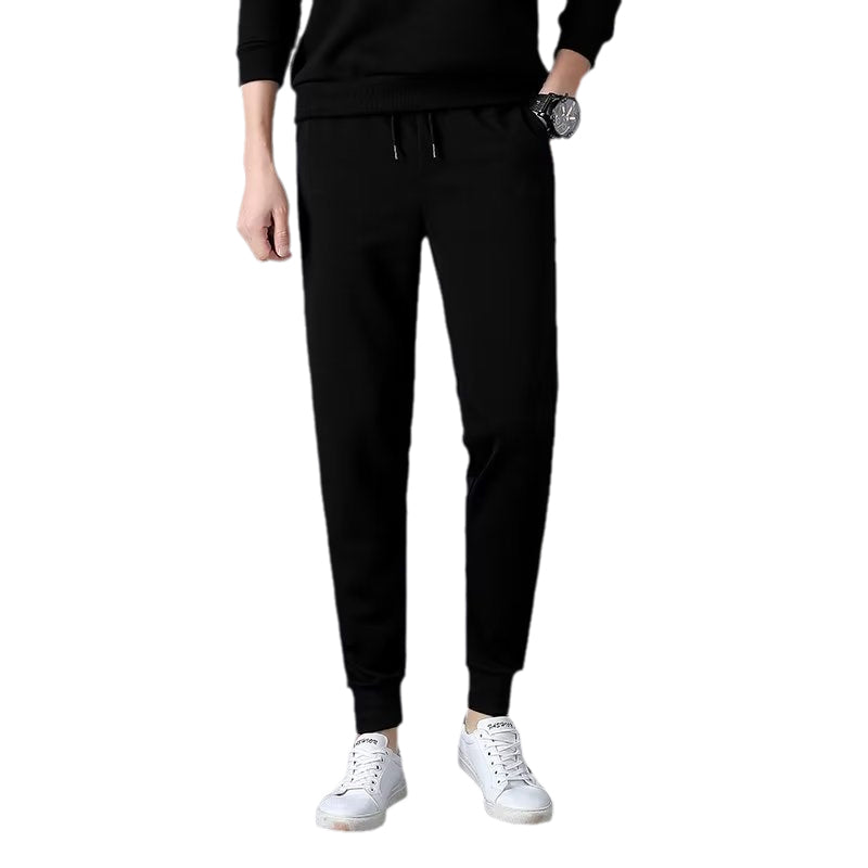 Winter Thickening Sports And Leisure Belted Pants